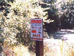 water wise sign