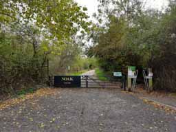 main entrance to the Reserve on Eastfield Road (2020)